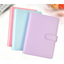 A5 / A6 PU Cover Notizbuch mit Papiertasche